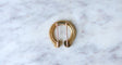 Boucles d'oreilles Mellerio dits Meller - Broche double clip fer à cheval en or jaune 18k 58 Facettes