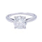 Bague 52 Bague solitaire en or blanc 750 sertie d’un diamant 1,36 ct 58 Facettes 32183