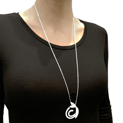 Collier Van Cleef & Arpels Contes d'Hiver - Sautoir en or blanc et diamants 58 Facettes 35181