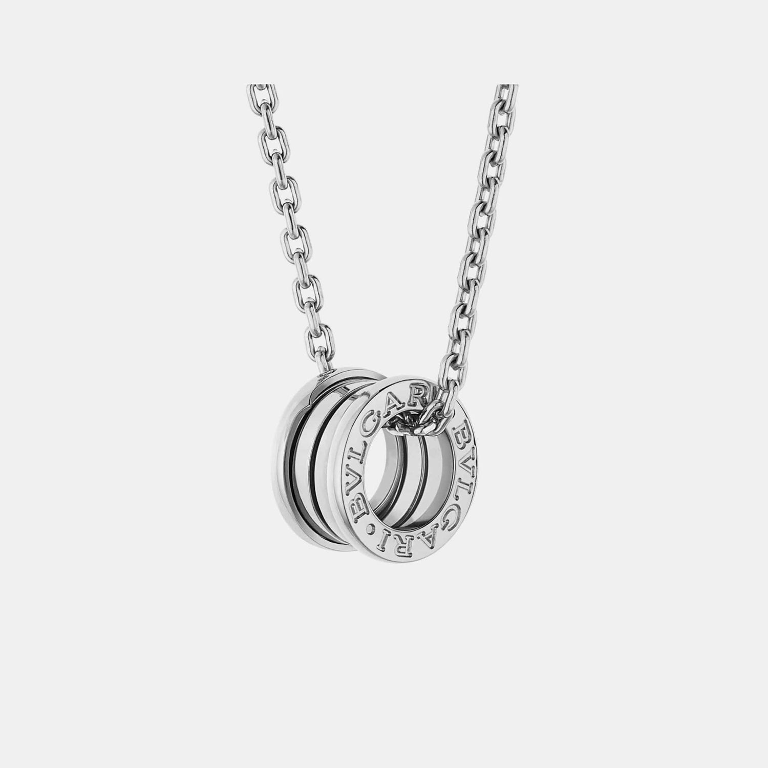 Collier B.Zero1 Or blanc 
