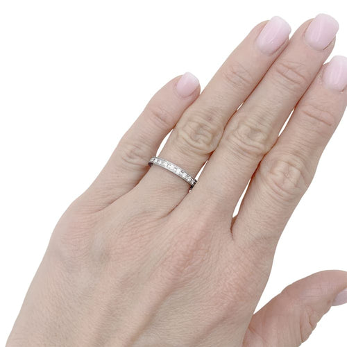 Bague 51 Boucheron Beloved - Alliance en platine 950 et diamants 58 Facettes 35168