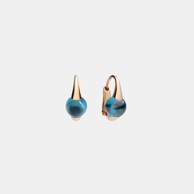 Boucles d'oreilles M'Ama Non M'Ama Or rose Topaze 3.5ct