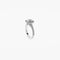 Bague 48 Bague Sur-Mesure Solitaire Pavé Diamant 3,00cts 58 Facettes