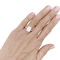 Bague 55 Van Cleef & Arpels - Bague solitaire en platine avec diamant taille émeraude 4,01 ct 58 Facettes 34698