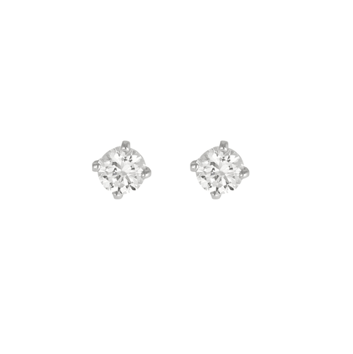 Boucles d'oreilles Boucles d'oreilles or blanc diamants 58 Facettes 3601363