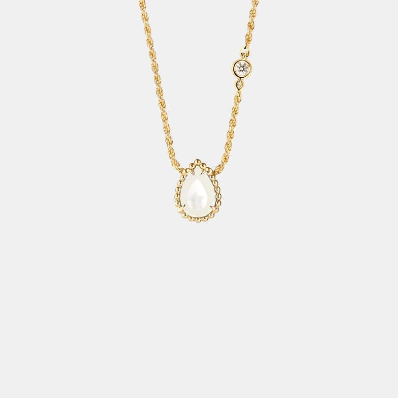 Pendentif Serpent Bohème Or jaune Perle 0.75ct, motif XS