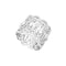 Bague 52 Messika Arabesque - Bague bandeau en or blanc sertie de diamants 58 Facettes 34952