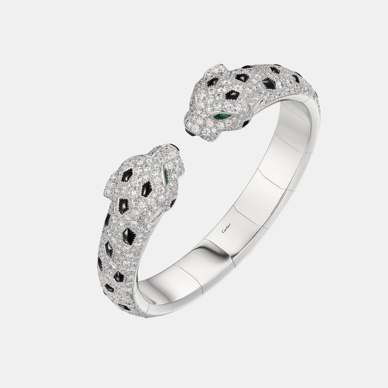 Bracelet Panthère Or blanc Diamant