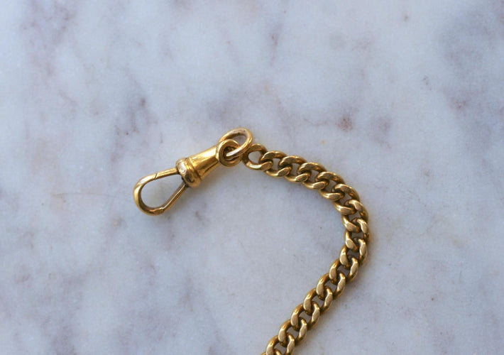 Montre Chaîne de montre - Bracelet gourmette en or jaune 18kt 58 Facettes