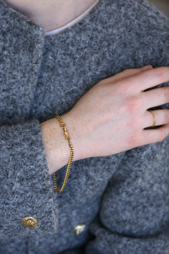 Montre Chaîne de montre - Bracelet gourmette en or jaune 18kt 58 Facettes