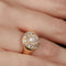 Bague 50 Chevalière en or jaune 18 carats, perle fine et diamants 58 Facettes OC-61E00515