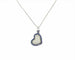 Collier Recarlo - Collier cœur en or blanc 18 ct, diamants et saphirs 58 Facettes 7937