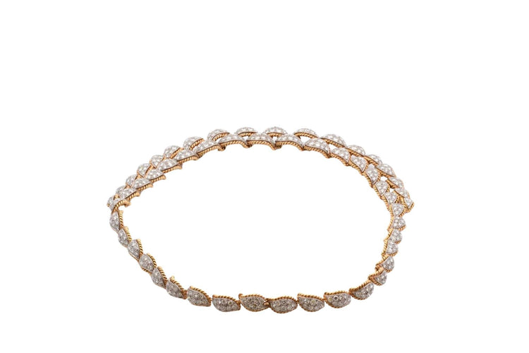 Collier Collier en or jaune 18k avec diamants 58 Facettes 27085dv