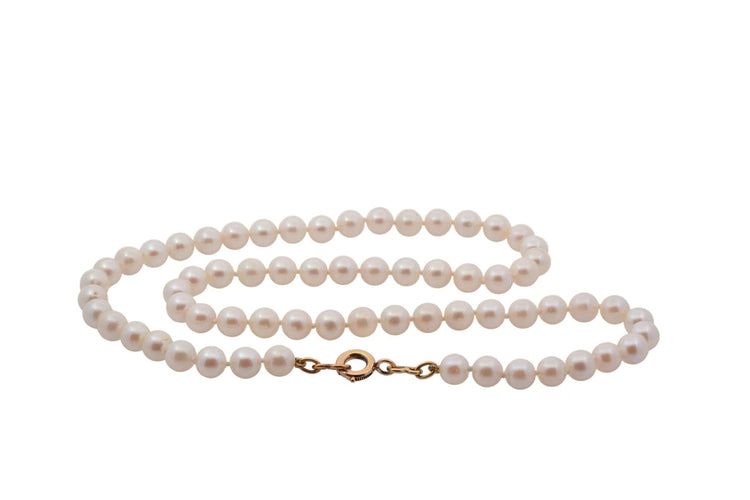 Collier Collier de perles de culture avec fermoir en or jaune 18k 58 Facettes 27737