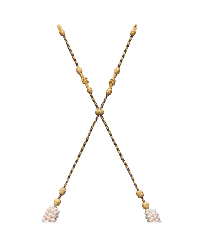 Collier Collier de perles AA+ avec 20 émeraudes 58 Facettes BO220333/PERLERARE