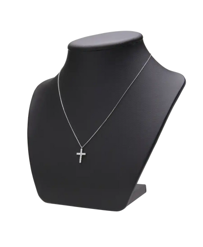 Collier FROJO - Collier croix en or blanc et diamants 58 Facettes BO210388/CROIXDIAMANTÉEFROJO