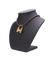 Collier Hermès H 2000 - Collier avec cadenas en acier 58 Facettes BO220710/H2000
