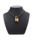 Collier Hermès H 2000 - Collier avec cadenas en acier 58 Facettes BO220710/H2000
