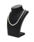 Collier Crèmes - Collier en or blanc 18K avec perles crème et diamants 58 Facettes BO200008/CRÈMES