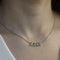 Collier Collier pendentif chiffre 2000 en platine et diamants 1,50 ct, 41 cm 58 Facettes FB10180
