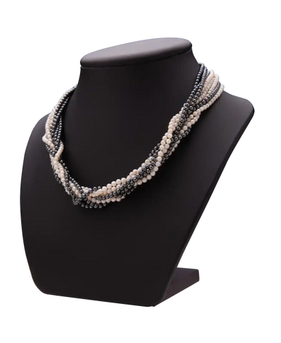 Collier Prestige Multi-Rangs - Collier de perles AA+ en or jaune 18K 58 Facettes BO220421/PrestigeMultiRangs