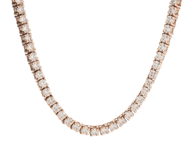 CARTIER - "Lignes Essentielles" - Collier Rivière Or Jaune et Diamants 58 Facettes