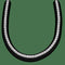 Collier Collier Tennis en or gris 18K - 10,03 Cts de diamants G-VS - 43 cm 58 Facettes FB09718