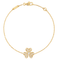 Bracelet Van Cleef & Arpels Frivole - Bracelet Mini pavé en or jaune et diamants 58 Facettes vca-b-yg-frvl-mini