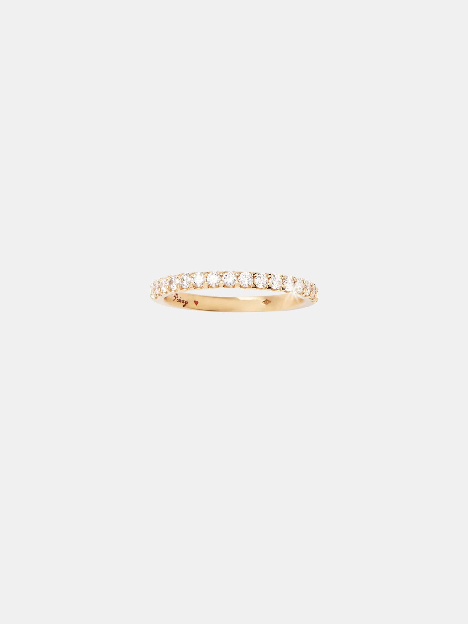 Bague Alliance Or jaune Diamant 0.3ct