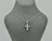 Collier Collier - Croix en or blanc 18 ct et diamants 0,24 ct 58 Facettes 10683