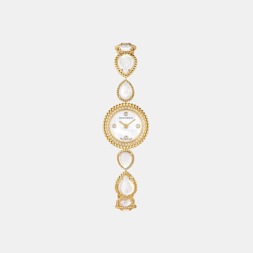 Montre Serpent Bohème Or jaune Perle 
