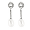 Boucles d'oreilles Boucles d'oreilles Art Déco Diamants perles 58 Facettes