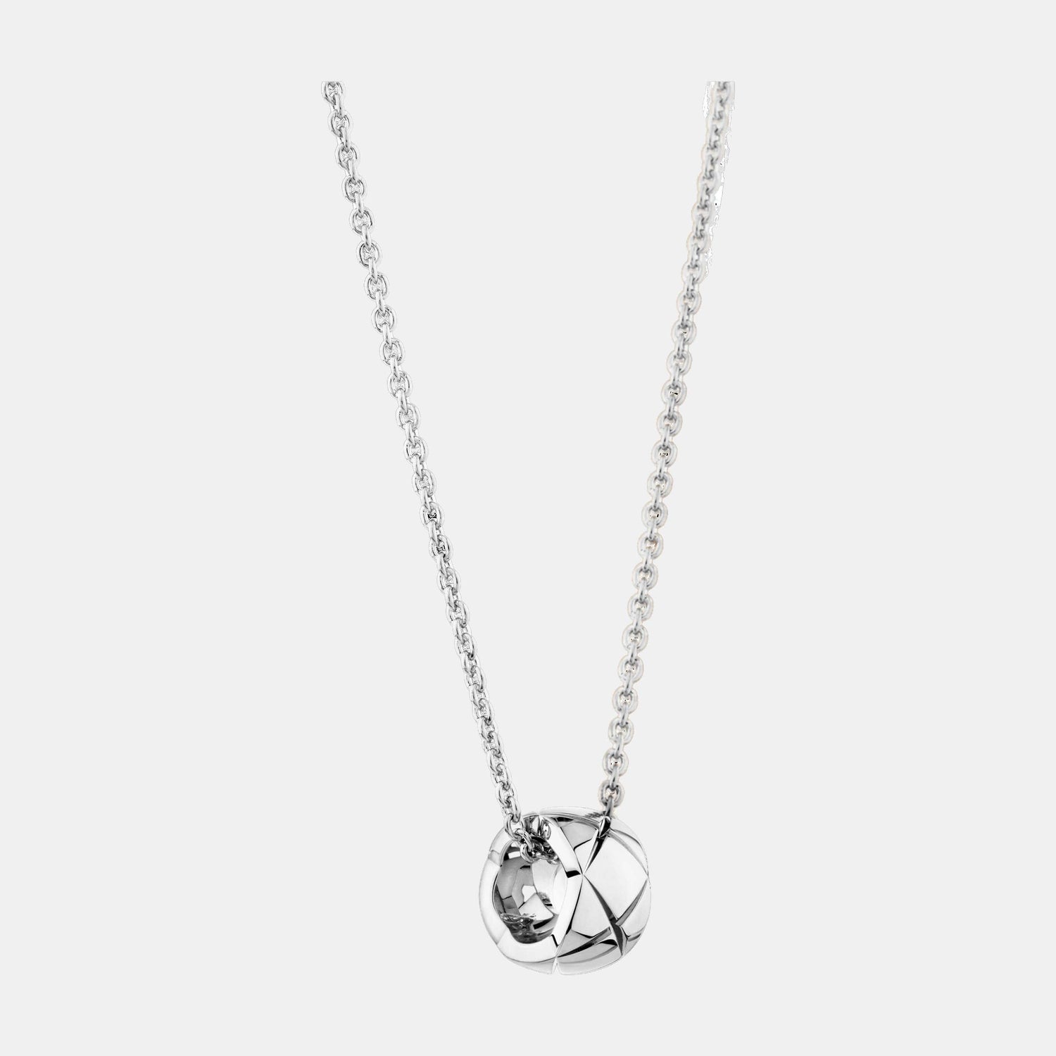 Collier Coco Crush Or blanc 