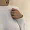 Bague 48 De Beers - Demi-alliance en platine avec 8 diamants 0,62 ct, taille 48 58 Facettes FB08399