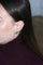Boucles d'oreilles Boucles d’oreilles demi-créoles en or jaune 18k et diamants, émeraudes 58 Facettes