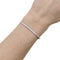 Bracelet Bracelet ligne en or blanc 18 carats et diamants 58 Facettes 35337
