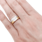 Bague 48 Bague deux ors 750 sertie de diamants taille baguette 58 Facettes 34457