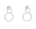 Boucles d'oreilles Boucles d’oreilles créoles en or blanc 18 carats et diamants 2,90 ct 58 Facettes 14000