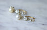 Boucles d'oreilles Boucles d’oreilles dormeuses Art Déco en or jaune et diamants 58 Facettes
