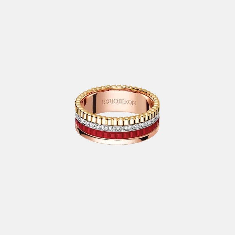 Bague Quatre Or jaune Diamant 0.24ct