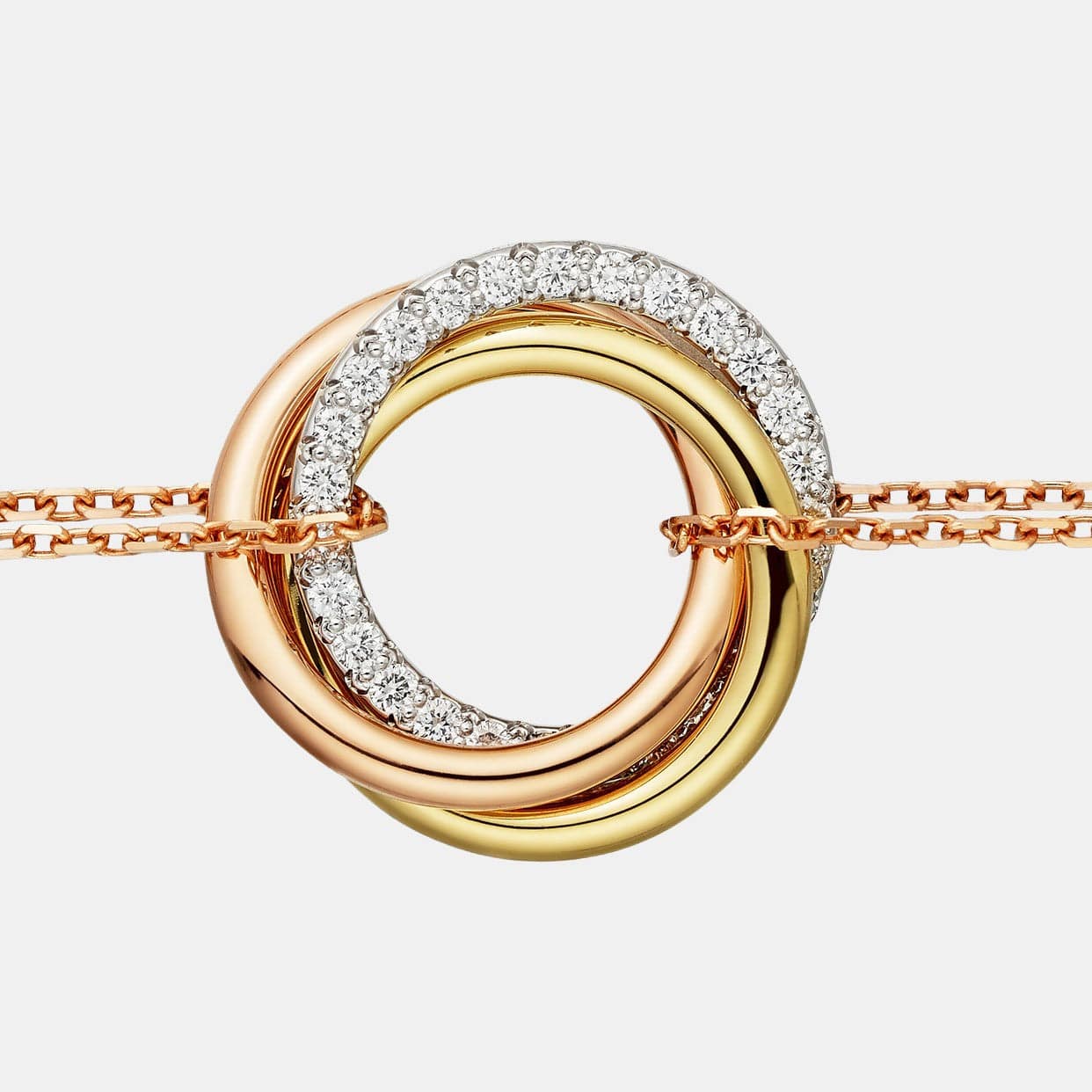 Bracelet Trinity Or Diamant