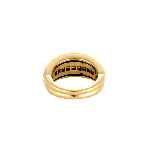 Bague 53 Bague Versatile double jonc en or jaune 18k et diamants 58 Facettes BO/240025