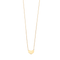 Collier Collier coeur or jaune 18 carats 58 Facettes