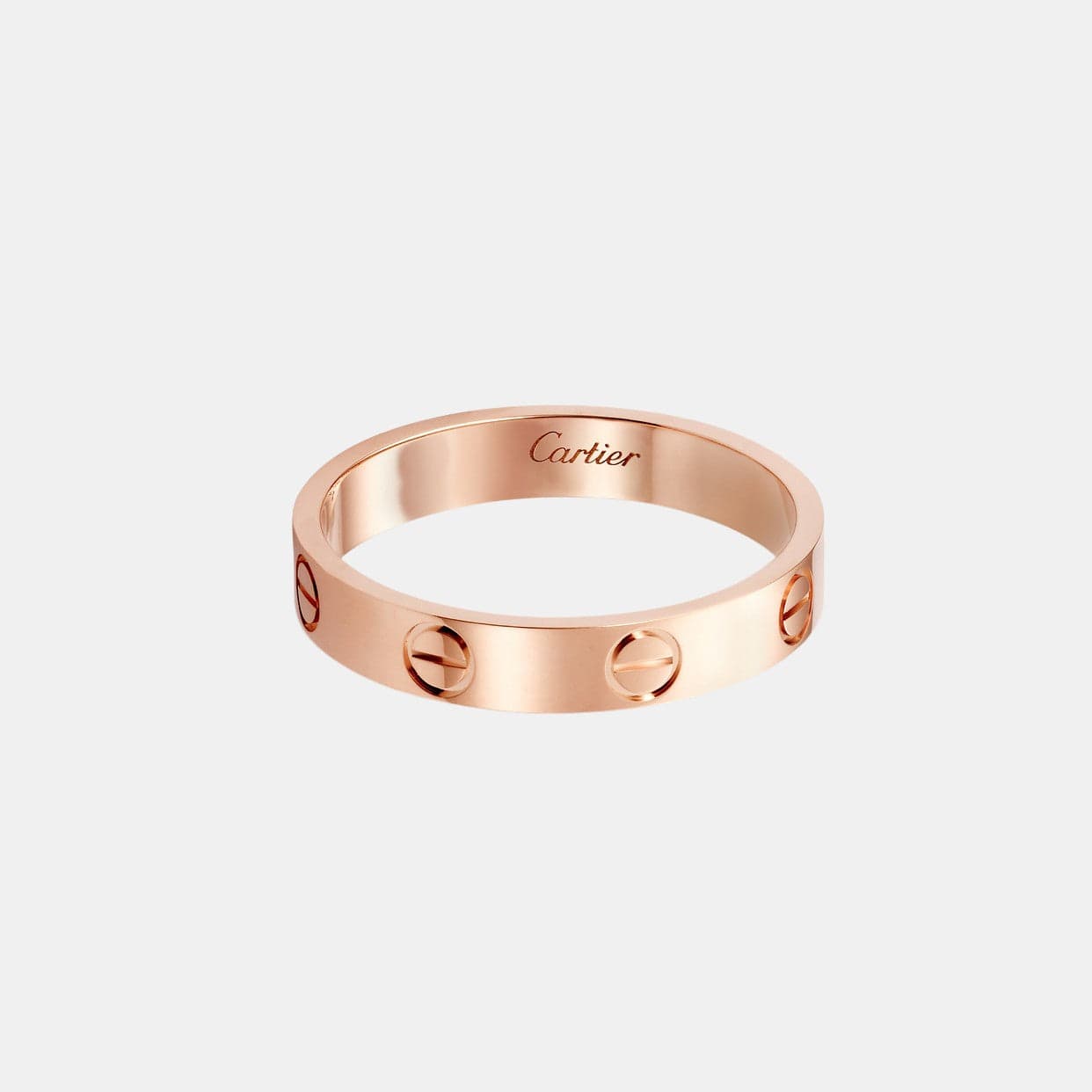 Alliance LOVE Or Rose Largeur 3,6 mm