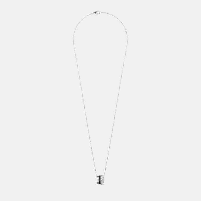 Pendentif Quatre Or blanc Diamant 0.24ct