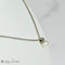 Collier Chaîne en or blanc 18 carats avec pendentif perle et diamants 58 Facettes 2251