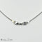Collier Chaîne en or blanc 18 carats avec pendentif perle et diamants 58 Facettes 2251