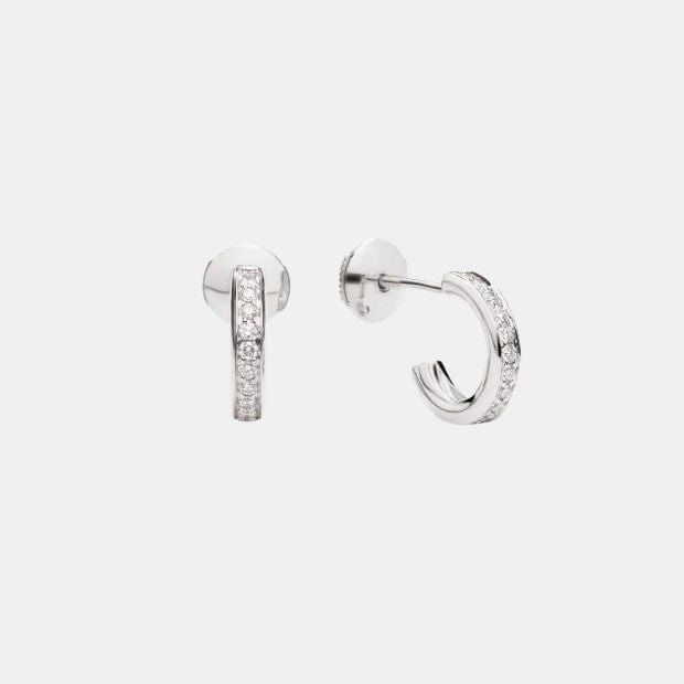 Boucles d'oreilles Pomellato Together Or blanc Diamant 0.4ct