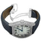 Montre Cartier Tortue - Montre en or blanc et diamants sur satin 58 Facettes 28025