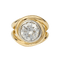 Bague 50 Bague astragale entrelacée bicolore en or 750 avec diamant 2,78 ct 58 Facettes 31786